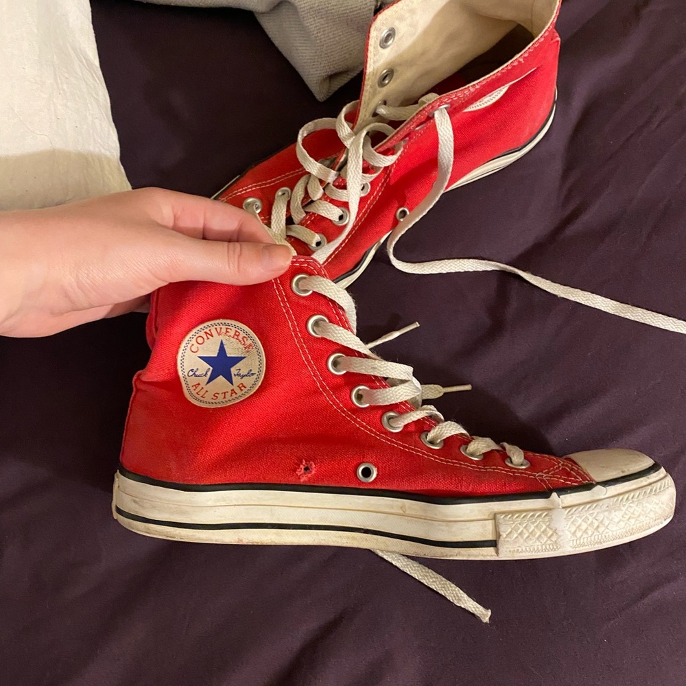 Red Womens Converse